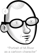 M.River cartoon